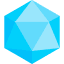 Logo of a d20 dice